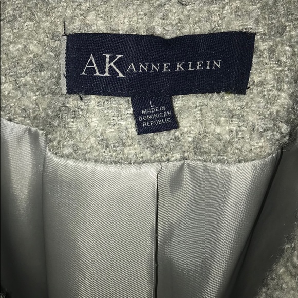 Grey ‘Boucle’ Coat - Picture 2 of 6